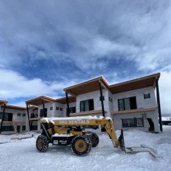 new home construction snowing